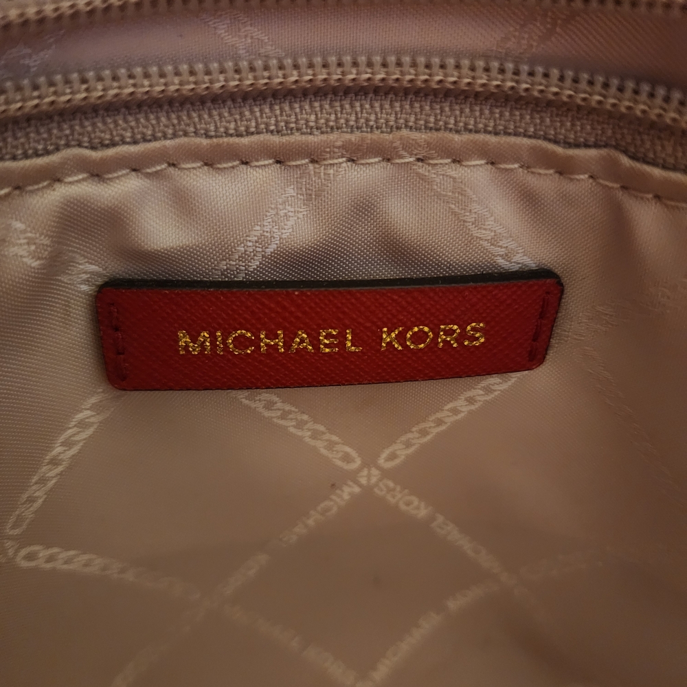 Michael Kors Red Tote Bag - Picture 13 of 16